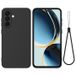Samsung Coque Samsung Galaxy A26 en silicone liquide avec dragonne - Noir