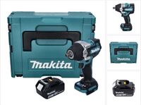 Makita DTW 701 G1J accu slagmoersleutel 18 V 700 Nm 1/2" XPT Borstelloos + 1x oplaadbare accu 6.0 Ah + Makpac - zonder oplader