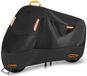 300D Shenzhen Haorui Industrial Technology Co., Ltd. Scooterhoes Buiten Binnen Scooterzeil Waterdichte Motorfietshoes 300D Oxford Motorfietsgarage met 4 Reflecterende Strips en 2 Slotgaten, 2 Bevestigingsgespen (XXXXL: 290x95x140cm)