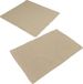 Urban Living Tapis de douche antidérapant et anti-éclaboussures - set de salle de bain - caoutchouc/polyester - beige