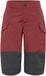 VAUDE Caprea Antimos Shorts II, Buitenbroek, Kids Outdoor Sportbroek, Unisex, Maat 134/140, Rood/Zwart