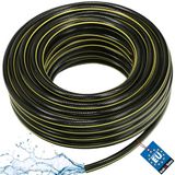 KOTARBAU Tuinslang, PVC, 50 m, Zwart Geel, 1 Inch