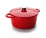 IBILI Ronde rode cocotte, 24 x 11,5 cm, gietijzer, geschikt voor inductie