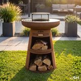 ASH - Horizon - Cortenstaal - Plancha Barbecue
