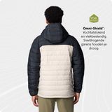 Columbia Powder Lite™ II Hooded Jacket Heren Outdoorjas - Dark Stone, Black