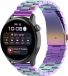 By Qubix Qubix - Stalen Schakelband Smartwatch Bandje 22mm - Multicolor - Geschikt voor Garmin Forerunner 970 / 570 (47mm) / 255