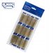 Poniks Rouleaux à cheveux en métal avec brosse - Ouvert - 21 mm 12 pièces