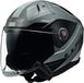 LS2 OF603 Infinity II Veyron Glossy Grijs Wit 06 Jet Helm - Maat XL