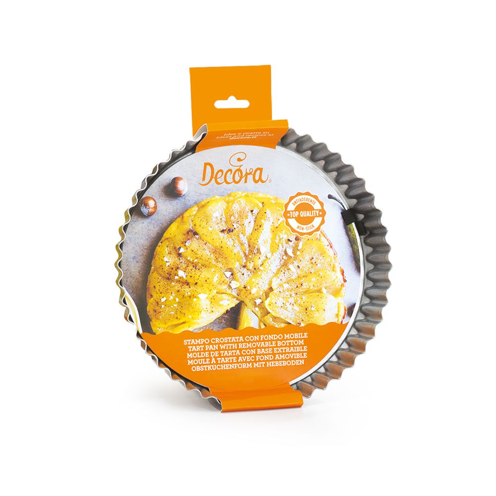 Decora 0070017 - Bakvorm - Rond - Staal - Metallic - 3,5 cm