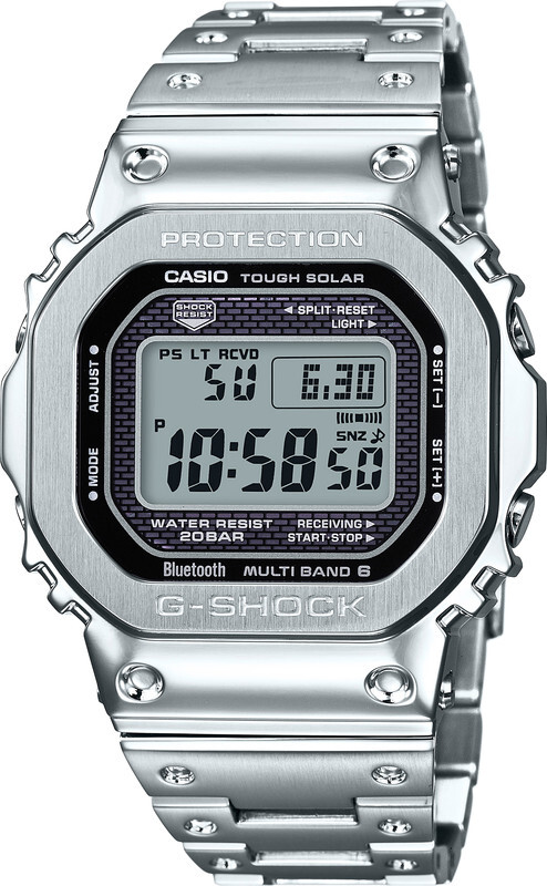 Casio G-Shock GMW-B5000D-1ER Smartwatch Men, silver/black