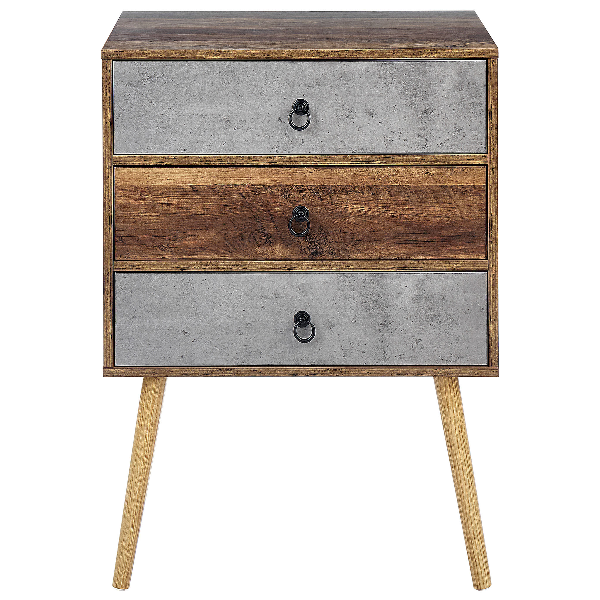 Beliani BATLEY - Dressoir - Grijs - Vezelplaat