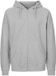 Neutral Unisex Tiger Cotton Hoodie With Zipper NET63301 - Sport Grey - 3XL