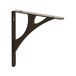 Knape & Vogt Manhattan decoratieve plankbeugel, brons, 12 inch