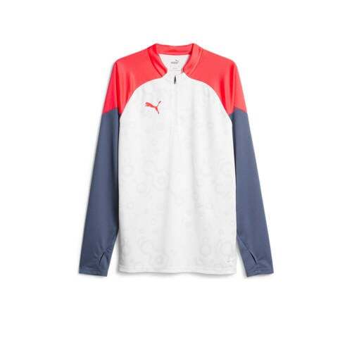 Puma Puma voetbalshirt wit/rood/donkerblauw
