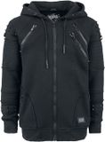 Vixxsin Black Chrome Hood Heren Vest met capuchon - zwart - 4XL