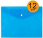 D.RECT Kaart Kaart A4 Blauw 12 Stuks