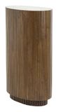 Light & Living Ovale Zuil Dumosi 100cm - Donkerbruin - Ovaal