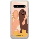 ERT GROUP mobiel telefoonhoesje voor Samsung S10 origineel en officieel erkend Babaco patroon Dogs 007 optimaal aangepast aan de vorm van de mobiele telefoon, gedeeltelijk bedrukt