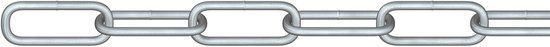 dörner + helmer 171834G Stalen ketting Zilver Staal Galvanisch verzinkt 30 m
