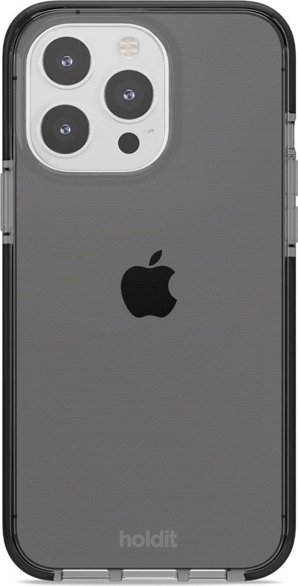 Holdit Seethru Case geschikt voor Apple iPhone 15 Pro Max - Zwart