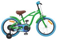 Vélo enfant 16 pouce pour 4-6 ans vert