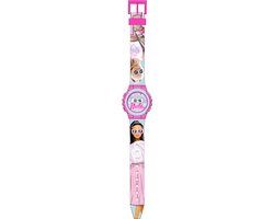 4KidsOnly Barbie Digitaal Horloge Multi Colour Kunststof Batterij 4+ Jaar