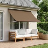 Prolenta Maison Exclusive - Zonnescherm, taupekleurig, 400 x 150 cm