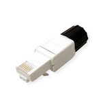 ROLINE connecteur RJ-45 pour montage sur site Cat.6A (Classe EA), UTP, blanc