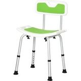 Tabouret de douche pour personnes âgées et handicapées, hauteur réglable, patins antidérapants, support de pomme de douche