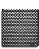 Bodo® Gootsteenmat - Vierkant - Zwart - 37 x 37 cm