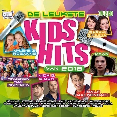 HEARTSELLING Verschillende Artiesten - De Leukste Kids Hits Van 2016 - CD