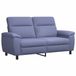 vidaXL Canapé Jean Bleu 178 x 90 x 95 cm Tissu