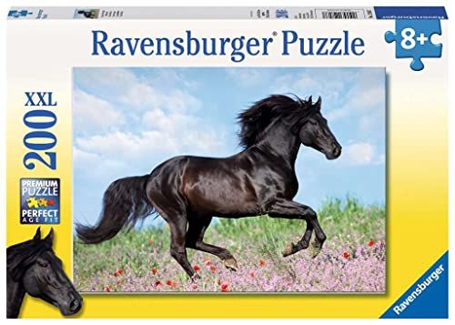 Ravensburger Schwarzer Stallion kinderpuzzel - 200 stukjes XXL