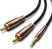 Ugreen - kabel - audiokabel 3,5 mm mini-jack - (mannelijk) - 2RCA - (mannelijk) - 2m - koper - (AV170)