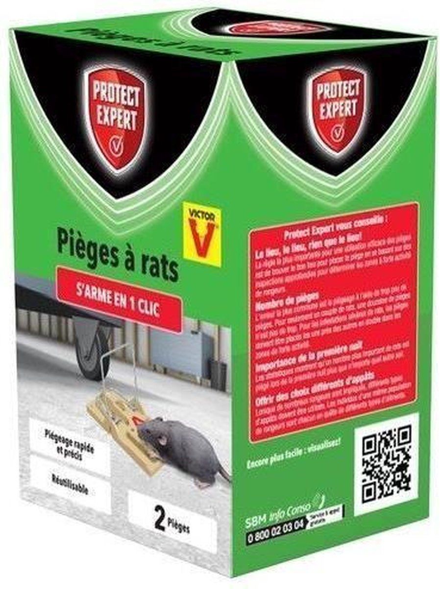PROSPEX Bescherm Expert RATRAP2 rattenvallen - 2 stuks