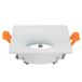 BES LED Spot Armatuur GU10 - Inbouw Vierkant - Mat Wit Aluminium - 85mm
