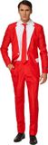 Suitmeister Santa Outfit - Mannen Kostuum - Kerst - Rood - Maat XXL