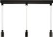 Osram DECOR Glow Hanglamp LINEAIR 3x E27, 28W, 1400lm, 2700K, Zwart, Staal/Plastic