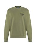HUGO Sweatshirt coupe droite en coton pur modèle 'Nespon'