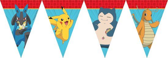 Top1Toys Pokémon papieren vlaggenlijn slinger 2.3meter FSC