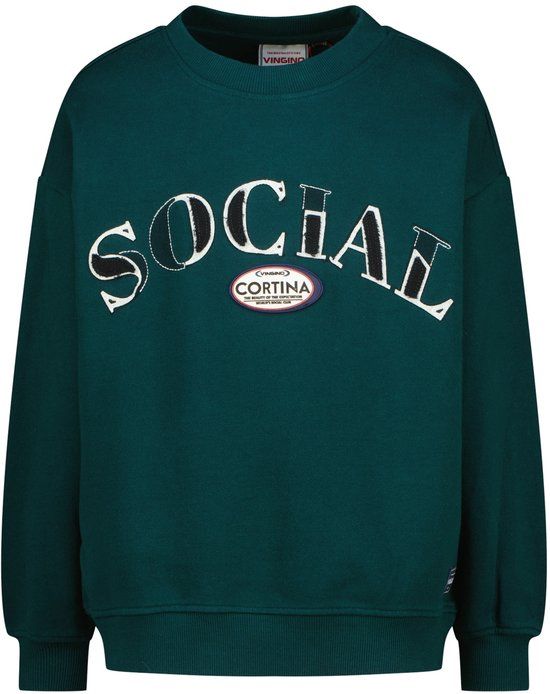 Vingino Novan Jongens Trui - Dark jungle green