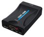 PremiumCord Scart-naar-HDMI-converter met 230 V voeding, resolutie Full HD 1080p, kleur: zwart