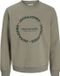 JACK & JONES JJBENSON SWEAT CREW NECK Heren Trui Vetiver L