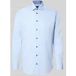 OLYMP Luxor Modern Fit Hemd blauw, Effen