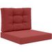 Maison Exclusive Coussin d'extérieur Polyester Bordeaux 60 X 60 Cm
