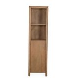 StarFurn Boekenkast Dallas Naturel Mangohout 200x55cm