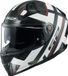 LS2 FF811 VECTOR II CARBON STRONG Casque intégral carbone-blanc S S en gris/noir/blanc