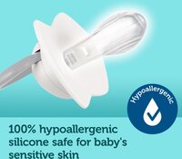 Canpol Babies Light Touch PURE COLOR Set symmetrische siliconen fopspenen, 2 stuks- princess | KORTING | SALE 0-6 maanden