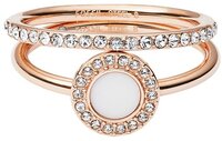 Fossil Classics Ring JF02666791 - Rosegoud - Maat 52
