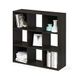 Furinno Pelli Storage Shelves 3x3 bruin (espresso)